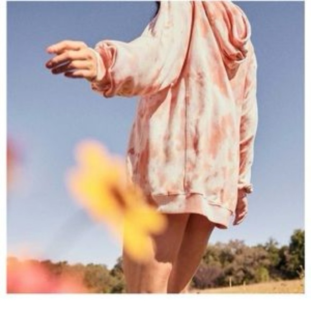 Aerie Women’s Offline Oversized French Terry Pullover Tie-Dye Sweater X Small